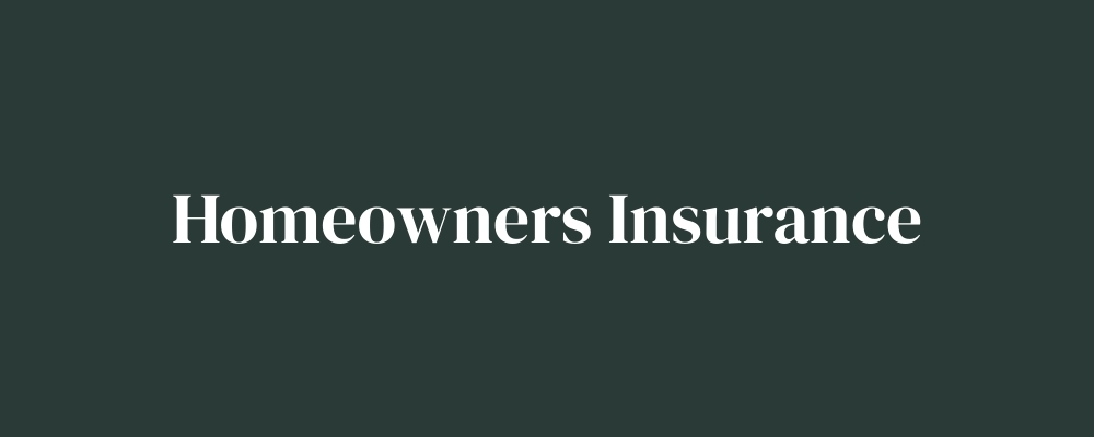 Homeowners Insurance