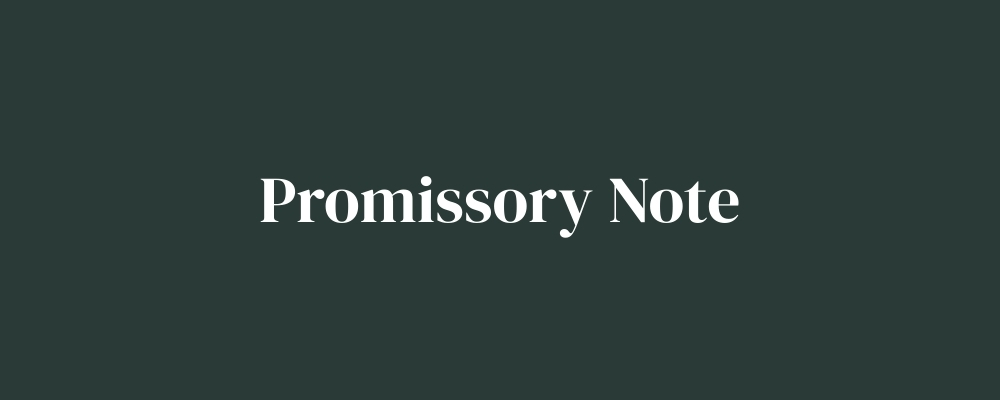 Promissory Note