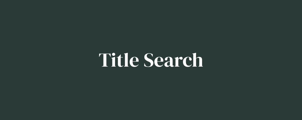 Title Search